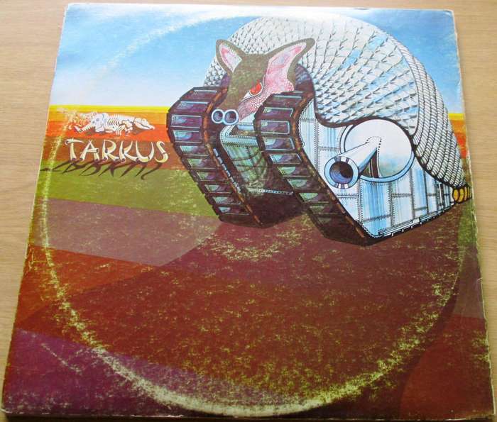 EMERSON LAKE AND PALMER Trilogy / Tarkus 2xLP VINYL RECORD