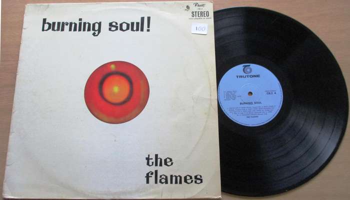 THE FLAMES Burning Soul! LP VINYL RECORD