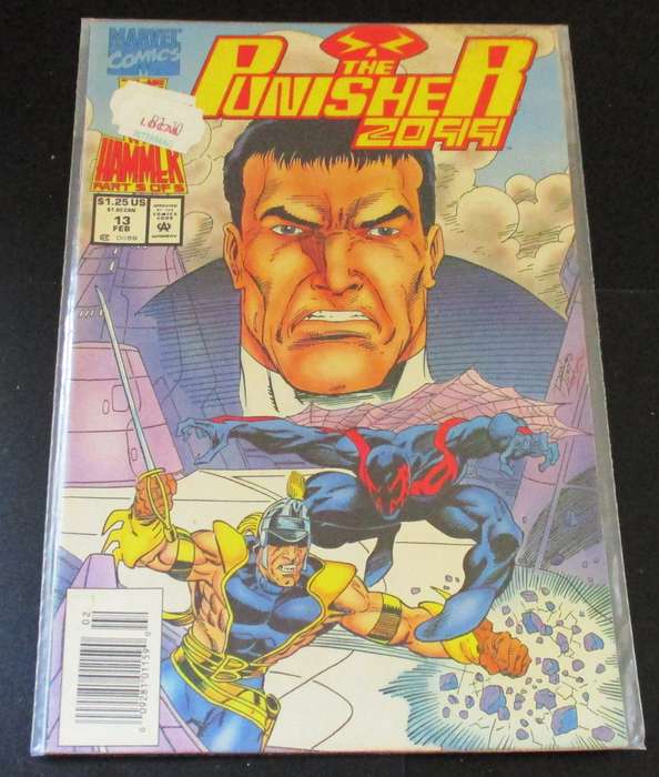 MARVEL Comics THE PUNISHER 2099 SPIDER-MAN The Fall of the Hammer part 5 of 5 #13 Feb 1994 [Box 5]