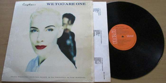 EURYTHMICS We Too Are One LP VINYL RECORD