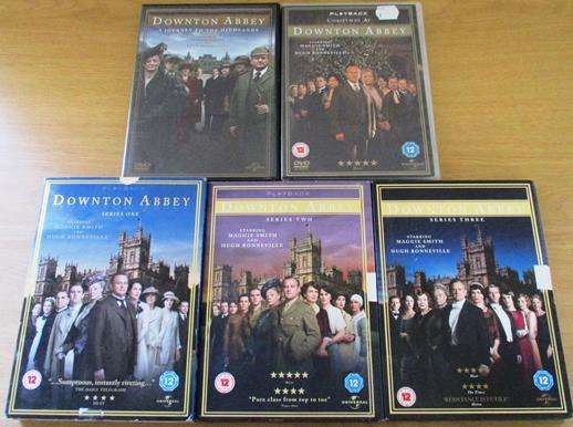 DOWNTOWN ABBEY Season 1 + 2 + 3 + A JOURNEY TO THE HIGHLANDS DVD [DVD BBOX 5]