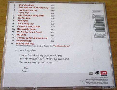 DANA WINNER Yours Forever CD [Shelf Z x 3]