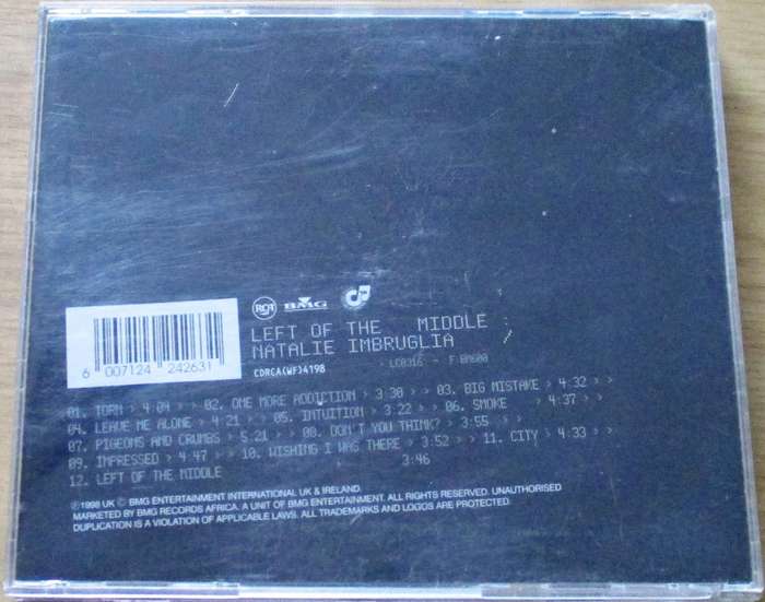 NATALIE IMBRUGLIA Left of the Middle CD [G Box 25]