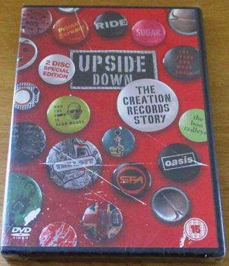 UPSIDE DOWN The CREATION RECORDS STORY 2xDVD Oasis Ride Jesus and Mary Chain