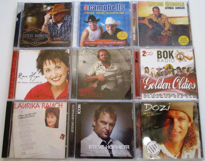 WHOLESALE LOT MALE Afrikaans Pop 9xCDs [Classical Box 2]