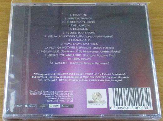 BENJAMIN DUBE Worship in Isolation CD