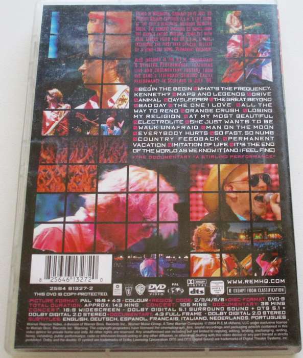 R.E.M. Perfect Square DVD VG+
