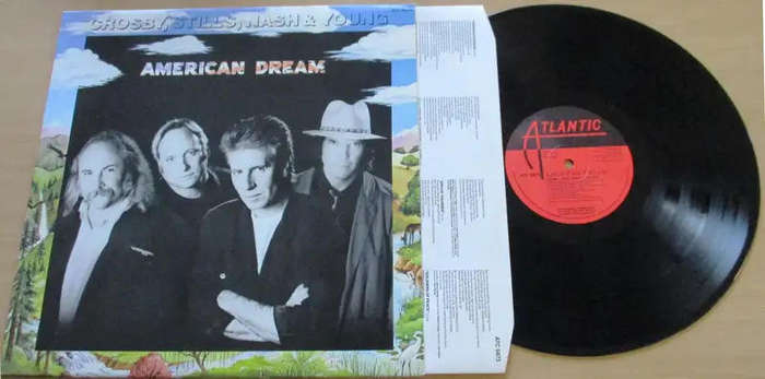 CROSBY STILLS NASH & YOUNG American Dream LP VINYL RECORD