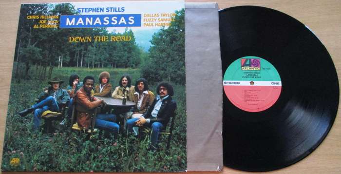 STEPHEN STILLS Manassas Down the Road LP VINYL RECORD