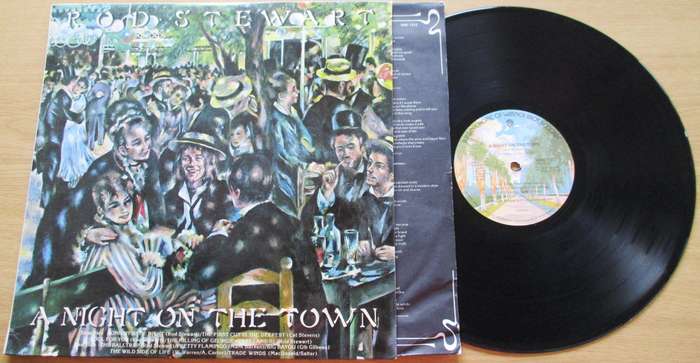 ROD STEWART A Nght on the Town Vinyl Record