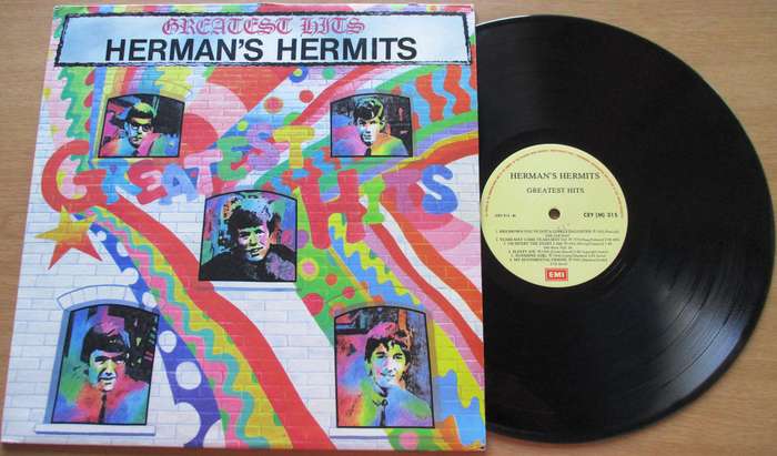 HERMAN'S HERMITS Greatest Hits LP Vinyl Record