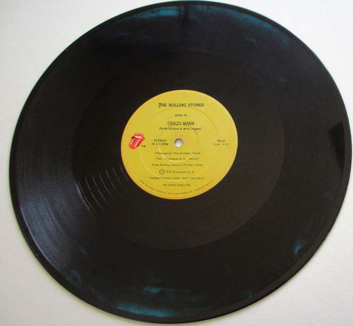 THE ROLLING STONES Hot Stuff / Crazy Mama 12" Maxi Single VINYL Record