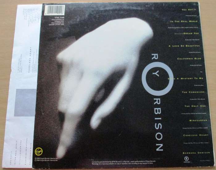 ROY ORIBISON Mystery Girl LP Vinyl Record