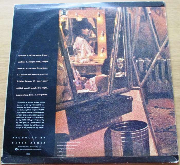 LINDA RONSTADT Simple Dreams LP Vinyl Record