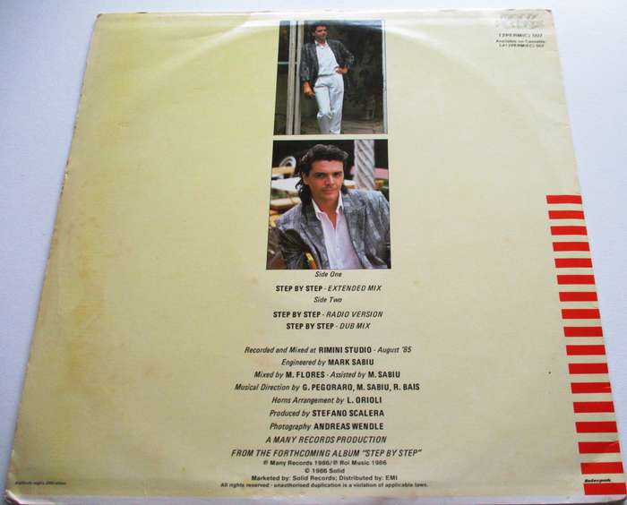SILVER POZZOLI Step by Step 12" Maxi Single VINYL Record
