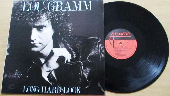 LOU GRAMM Long Hard Look VINYL LP Record