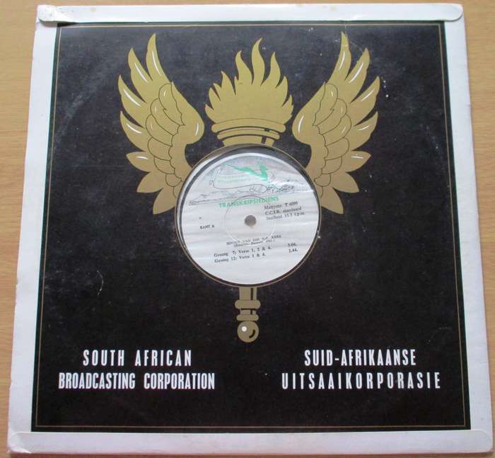 SOUTH AFRICAN BROADCASTING CORPORATION Sinode van die NG KerkLP Record