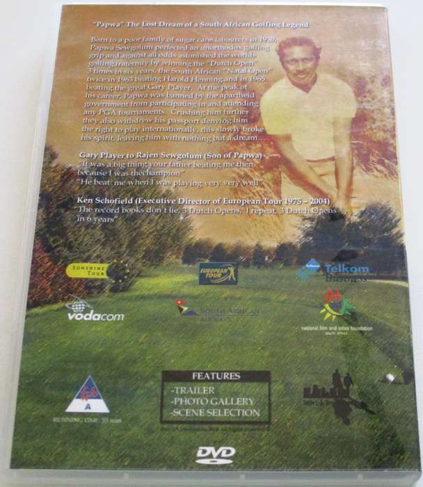 PAPWA The Lost Dream of a South African Golfing Legend DVD [BBOX 6]