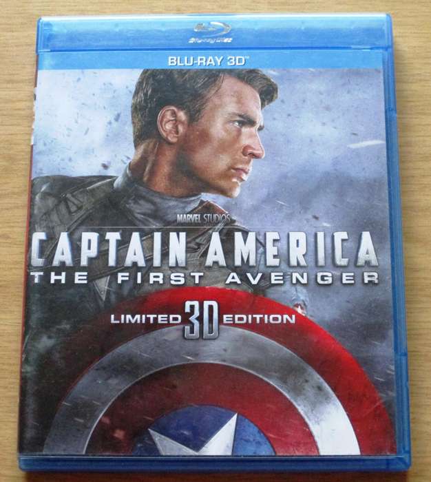 CAPTAIN AMERICA The First Avenger BLU RAY 3D [BLU RAY SHELF]