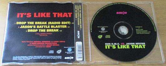 RUN DMC Vs JASON NEVINS It's Like That CD [singles box]