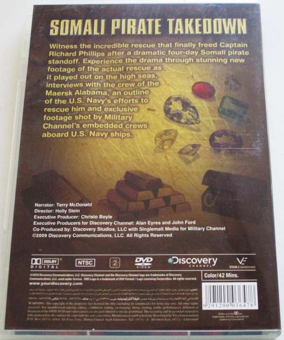 SOMALI PIRATE TAKEDOWN The Real Story DVD [BBOX 1]
