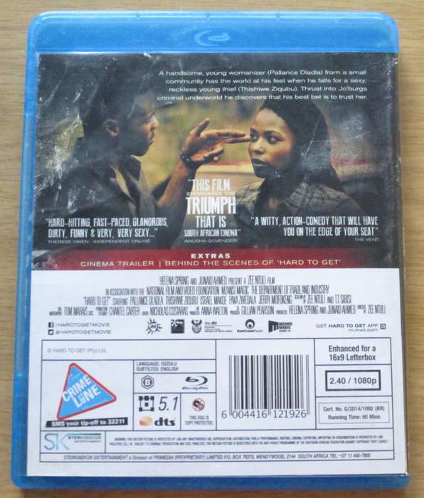 HARD TO GET BLU RAY