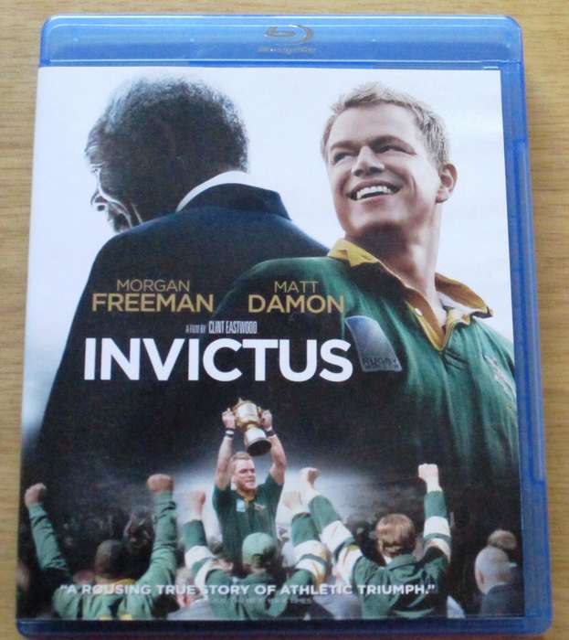 INVICTUS Matt Damon Morgan Freeman BLU RAY