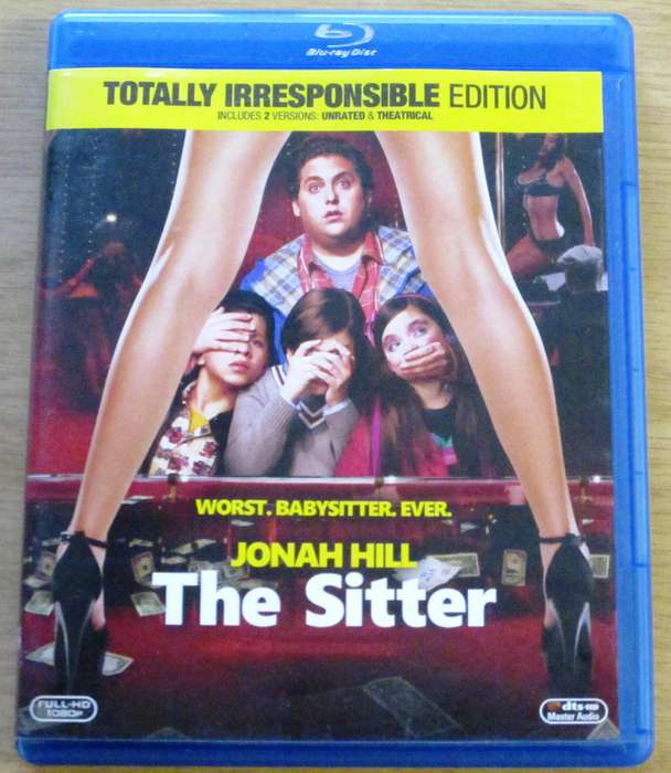 THE SITTER Jonah Hill BLU RAY [BLU RAY SHELF]