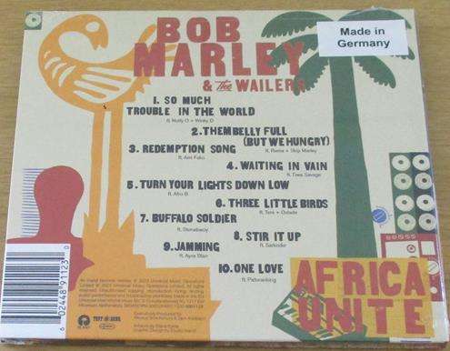 BOB MARLEY & THE WAILERS Africa Unite CD