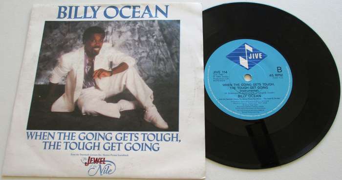 BILLY OCEAN When the Going gets Tough 7` Single VINYL Record