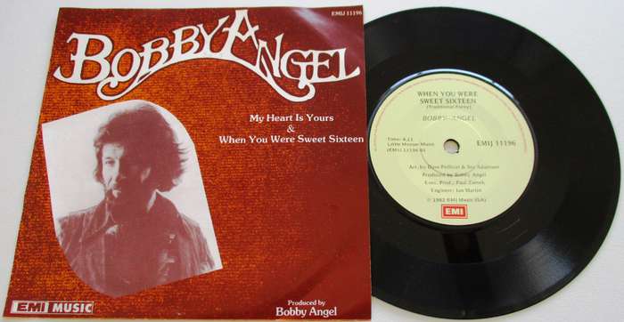BOBBY ANGEL My Heart is Yours  7` Single VINYL Record