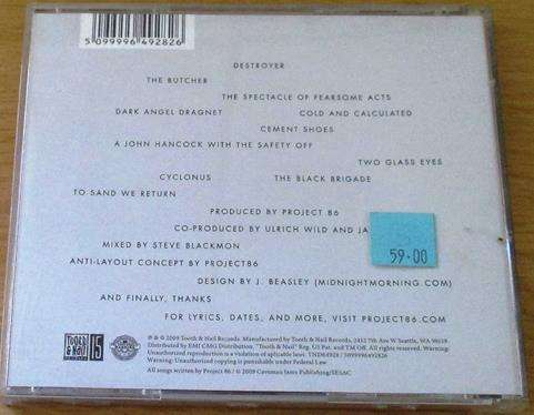 CHRISTIAN ROCK/METAL : PROJECT 86 Picket Fence Cartel CD [BB SHELF C/R/M]