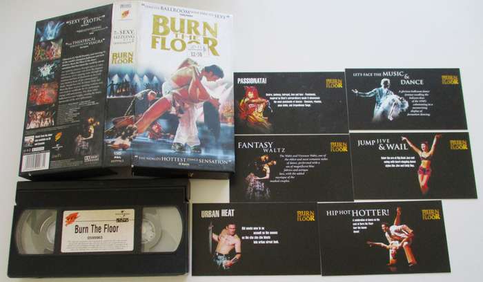 BURN THE FLOOR VHS Video Cassette