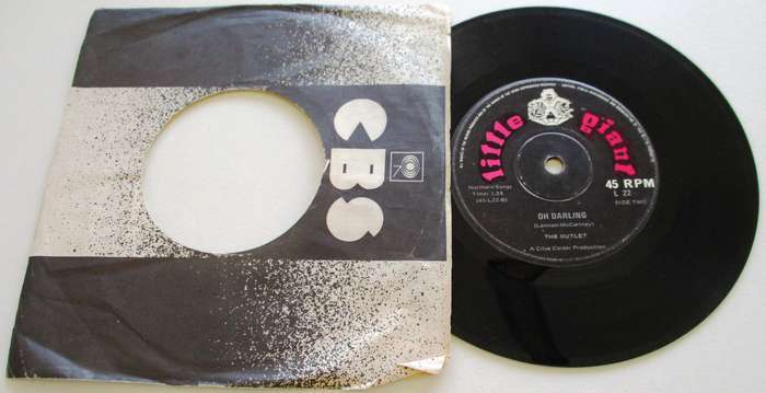 THE OUTLET What's on your Mind 7" Single Vinyl record