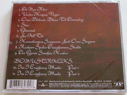 DIMMU BORGIR For All Tid with Bonus Tracks CD (jewel case version)