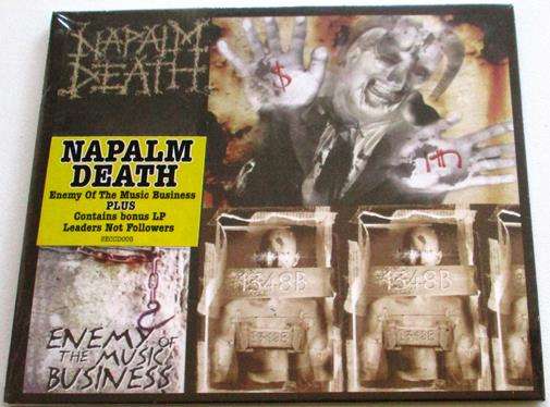 NAPALM DEATH Enemy of the Music Business + Leaders not Followers Digisleeve CD