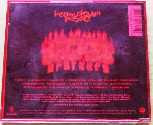 INSANE CLOWN POSSE The Amazing Jeckel Brothers CD [Shelf Zx2]
