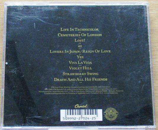 COLDPLAY Viva La Vida CD [Zx10]