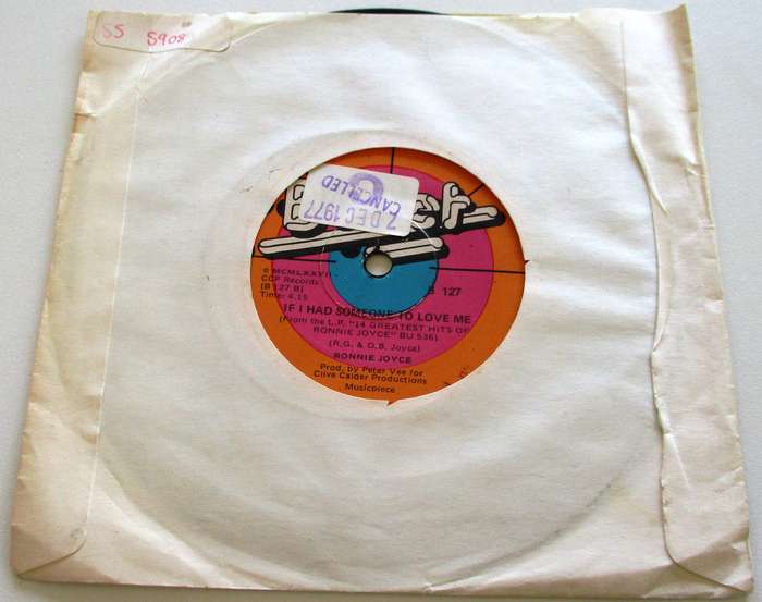 RONNIE JOYCE Give Love on Christmas Day 7" Single Vinyl record