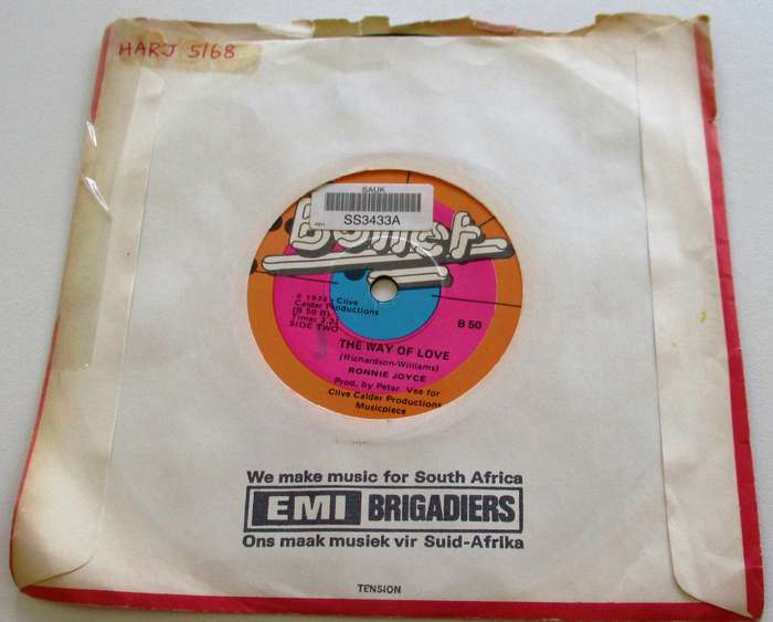 RONNIE JOYCE Heavenly 7" Single Vinyl record