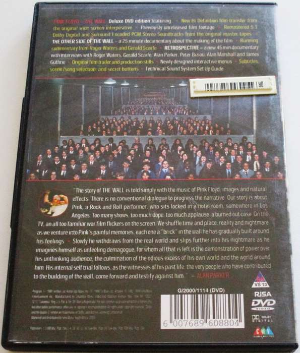 PINK FLOYD The Wall DVD [DVD BOX SET]