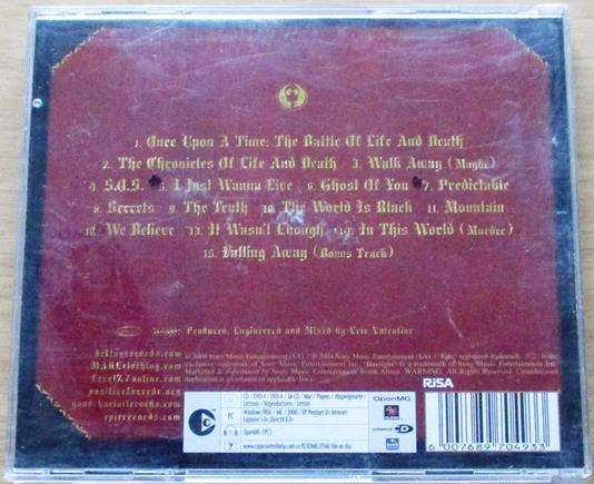 GOOD CHARLOTTE The Chronicles of Life and Death CD [Gx1]