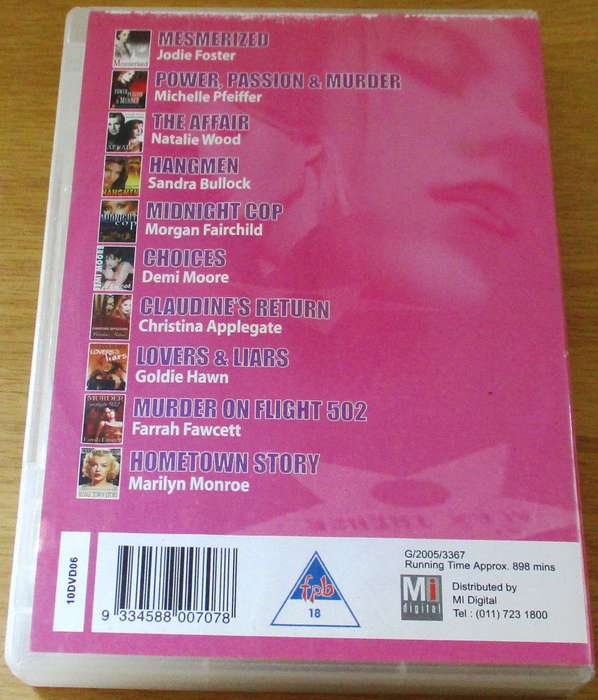 10 MOVIES HOLLYWOOD HOLLYWOOD DIVAS 4xDVD BOX SET [BBox 4]