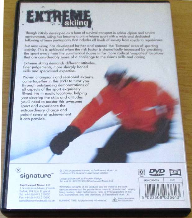 EXTREME SKIING DVD [BBOX 4]