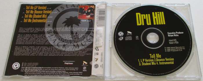 DRU HILL Tell Me CD  [CD SINGLE BOX]