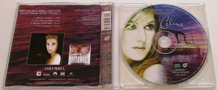 CELINE DION My Heart Will Go On CD Single [CD SINGLE BOX]