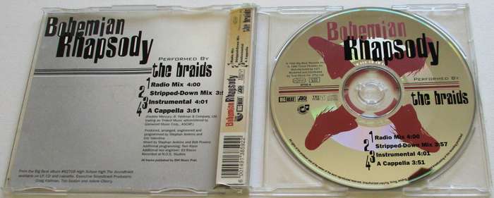 THE BRAIDS Bohemian Rhapsody CD Single [CD SINGLE BOX]