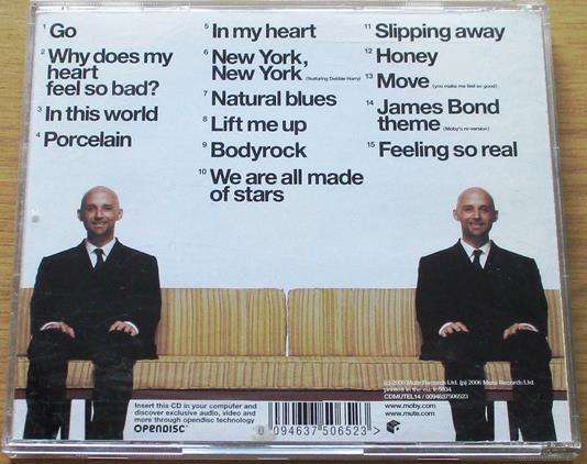 MOBY Go the very best of CD [Gx21]