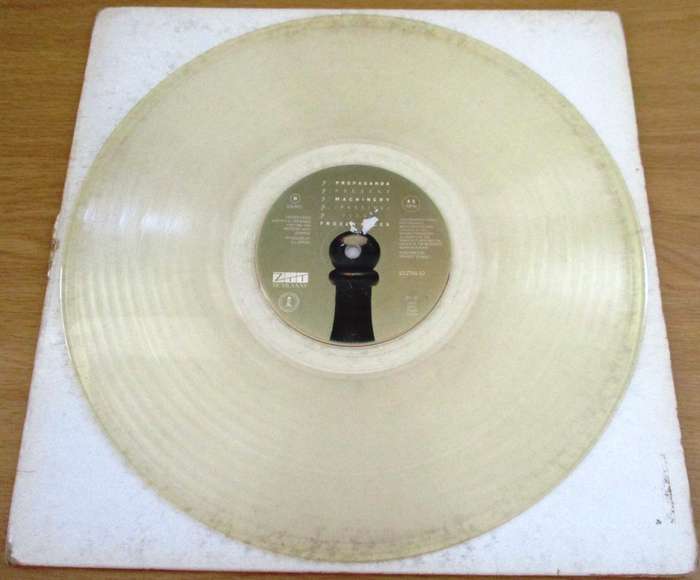 PROPAGANDA P: Machinery Ltd Edition CLEAR 12" Maxi Single VINYL Record