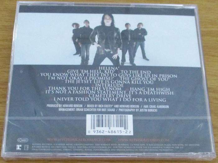 MY CHEMICAL ROMANCE Three Cheers For Sweet Revenge CD